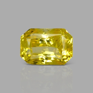Yellow Sapphire 12.59x8.77x7.61mm Step Cut Octagon AAA Loose Gemstone - SA07C-183799