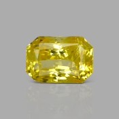 Yellow Sapphire 12.59x8.77x7.61mm Step Cut Octagon AAA Loose Gemstone - SA07C-183799