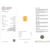 Yellow Sapphire 10.07x9.06x6.88mm Step Cut Octagon AAA Loose Gemstone - SA07C-183802