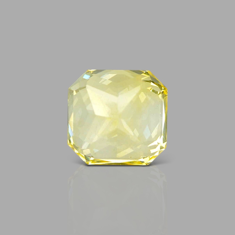 Yellow Sapphire 10.78x10.27x8.95mm Step Cut Octagon AAA Loose Gemstone - SA07C-183804