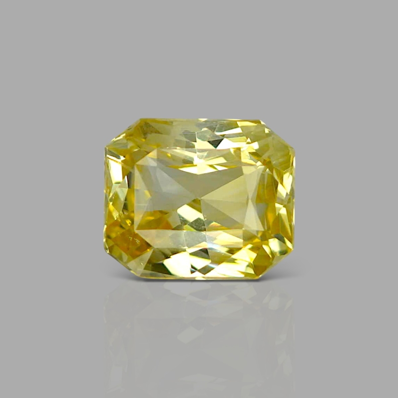 Yellow Sapphire 10.54x8.89x5.93mm Step Cut Octagon AA+ Loose Gemstone - SA07C-183805