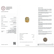 Yellow Sapphire 10.29x9.88x7.21mm Step Cut Octagon AA+ Loose Gemstone - SA07C-183806