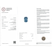 Blue Sapphire 10.75x8.28x6.67mm Step Cut Octagon AA Loose Gemstone - SA07C-183785