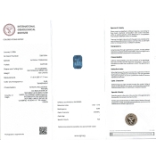 Blue Sapphire 11.42x8.05x7.17mm Step Cut Octagon AA Loose Gemstone - SA07C-183783