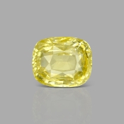 Yellow Sapphire 11.67x9.81x6.90mm Faceted Cushion AA Loose Gemstone - SA008-183817