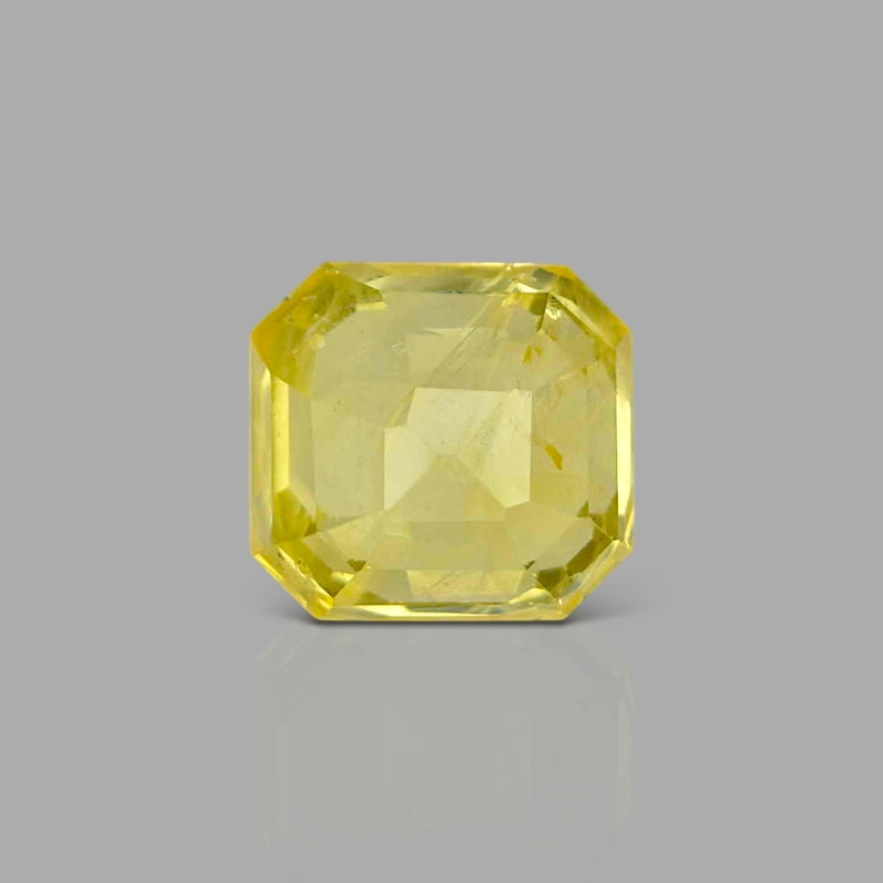 Yellow Sapphire 9.52x8.92x6.74mm Step Cut Octagon AA+ Loose Gemstone - SA009-183824