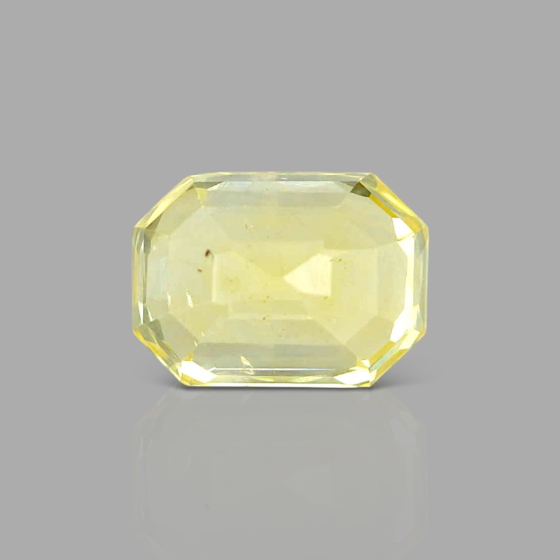 Yellow Sapphire 11.39x8.27x7.98mm Step Cut Octagon AA+ Loose Gemstone - SA009-183825