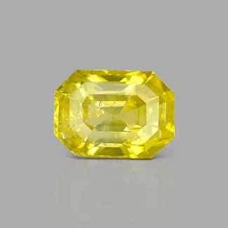 Yellow Sapphire 11.39x8.27x7.98mm Step Cut Octagon AA+ Loose Gemstone - SA009-183825