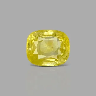 Yellow Sapphire 12.49x10.51x7.02mm Step Cut Cushion AA Loose Gemstone - SA009-183832