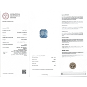 Blue Sapphire 11.07x10.56x7.66mm Step Cut Octagon AA Loose Gemstone - SA008-183822