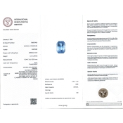 Blue Sapphire 11.03x7.65mm Step Cut Octagon AA Loose Gemstone - KS005-180803