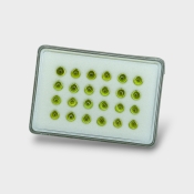 Peridot 6mm Smooth Heart AAA Cabochons Parcel - 182940