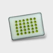 Peridot 6mm Smooth Heart AAA Cabochons Parcel - 182985