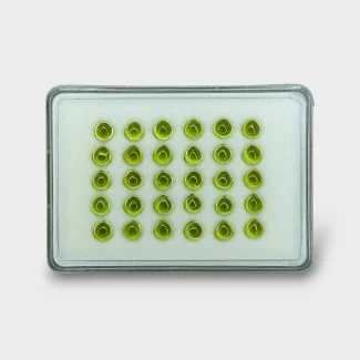 Peridot 6mm Smooth Heart AAA Cabochons Parcel - 182985