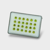 Peridot 6mm Smooth Heart AAA Cabochons Parcel - 182934