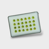 Peridot 6mm Smooth Heart AAA Cabochons Parcel - 182934