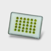 Peridot 6mm Smooth Heart AAA Cabochons Parcel - 182984