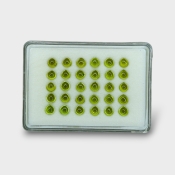 Peridot 6mm Smooth Heart AAA Cabochons Parcel - 182984