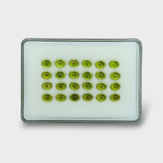 Peridot 7x5mm Smooth Oval AAA Cabochons Parcel - 182959