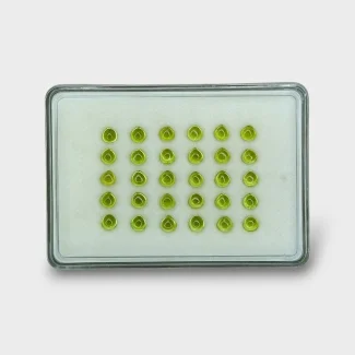 Peridot 5mm Smooth Heart AAA Cabochons Parcel - 182999