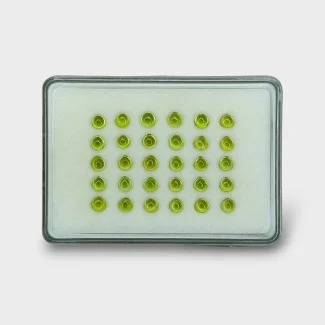 Peridot 5mm Smooth Heart AAA Cabochons Parcel - 183010