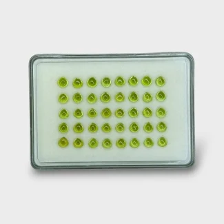 Peridot 5mm Smooth Heart AAA Cabochons Parcel - 183009