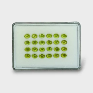 Peridot 7x5mm Smooth Oval AAA Cabochons Parcel - 182947