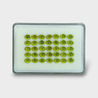 Peridot 7x5mm Smooth Oval AAA Cabochons Parcel - 182943