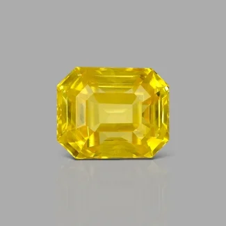 Yellow Sapphire 16.43x13.25x10.60mm Step Cut Octagon AAA Loose Gemstone - RS-183252