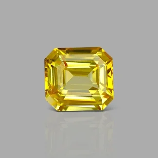 Yellow Sapphire 12.65x11.73x7.16mm Step Cut Octagon AAA Loose Gemstone - PK-184061