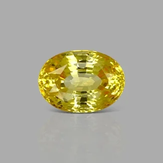 Yellow Sapphire 16.22x11.75x8.80mm Faceted Oval AAA+ Loose Gemstone - PK-184060