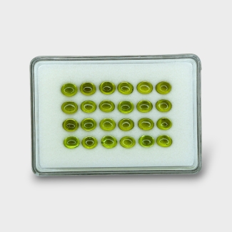 Peridot 8x6mm Smooth Oval AAA Cabochons Parcel - 182945