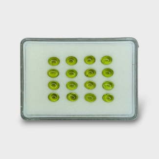 Peridot 8x6mm Smooth Oval AAA Cabochons Parcel - 182960