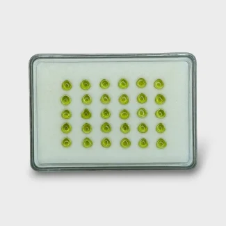 Peridot 5mm Smooth Heart AAA Cabochons Parcel - 182995