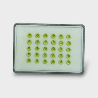 Peridot 5mm Smooth Heart AAA Cabochons Parcel - 183000