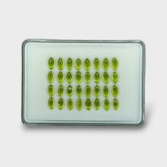 Peridot 8x4mm Smooth Marquise AAA Cabochons Parcel - 182979