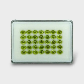 Peridot 7x5mm Smooth Oval AAA Cabochons Parcel - 182954
