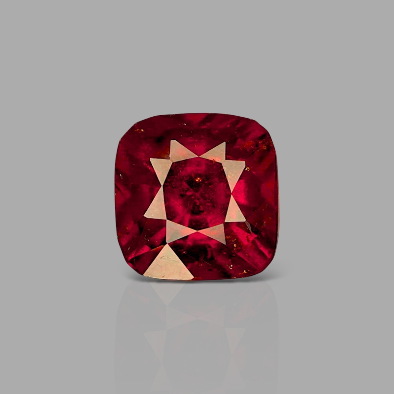 META TITLE Hessonite Garnet 10.09x9.88x7.49mm Faceted Square Cushion AAA Loose Gemstone - 184015