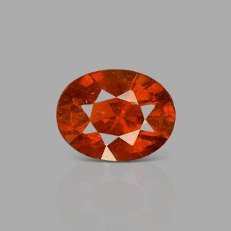 META TITLE Hessonite Garnet 12.38x9.60x7.56mm Faceted Oval AAA Loose Gemstone - 183763