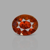 META TITLE Hessonite Garnet 12.86x10.40x8.65mm Faceted Oval AAA Loose Gemstone - 183765