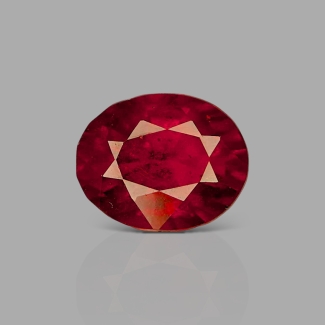 META TITLE Hessonite Garnet 12x9.60x7.55mm Faceted Oval AAA Loose Gemstone - 184020