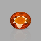 Hessonite Garnet 13.13x11.00x6.61mm Faceted Oval AA Loose Gemstone - 184057