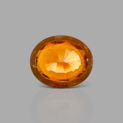Hessonite Garnet 13.13x11.00x6.61mm Faceted Oval AA Loose Gemstone - 184057