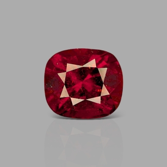 Hessonite Garnet 13.29x11.84x9.43mm Faceted Cushion AAA Loose Gemstone - 184016