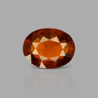Hessonite Garnet 14.29x11.16x6.11mm Faceted Oval AAA Loose Gemstone - 183769