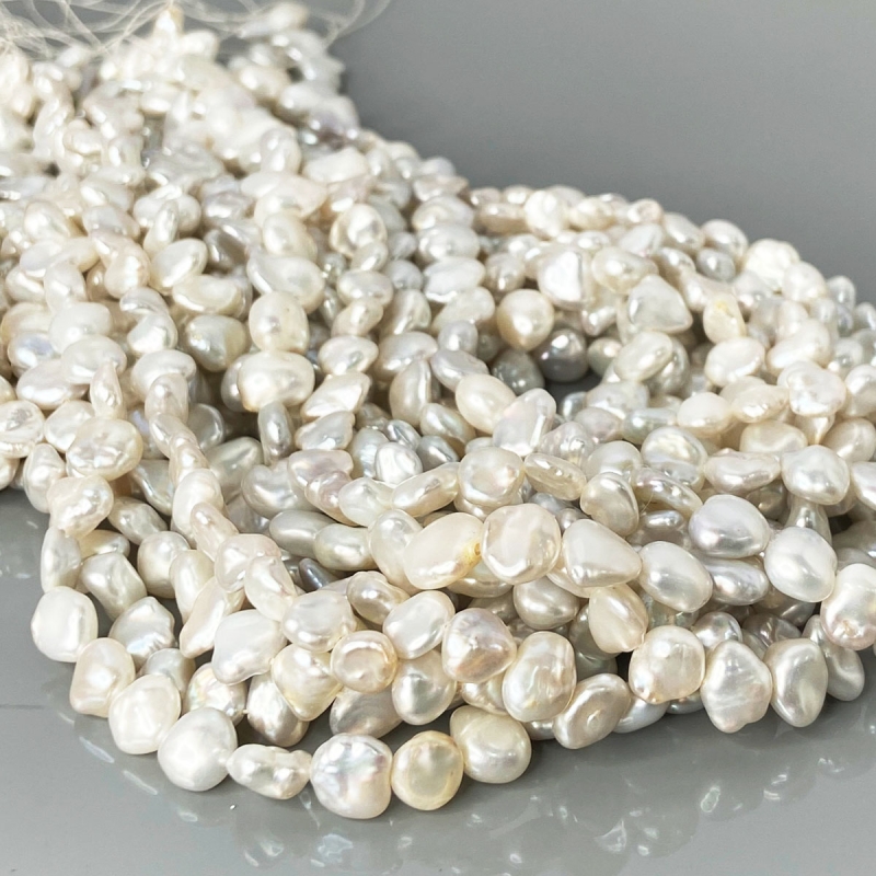 Pearl 8-10mm Smooth Fancy AA+ Beads Strand - 184117