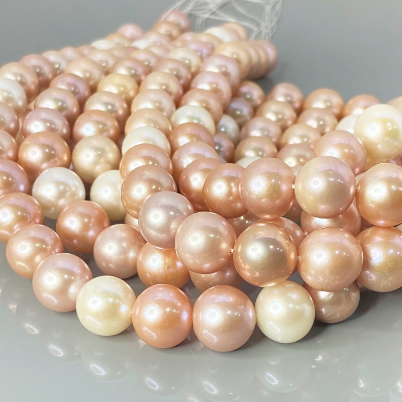 Pearl 12-15mm Smooth Round AA+ Beads Strand - 184109