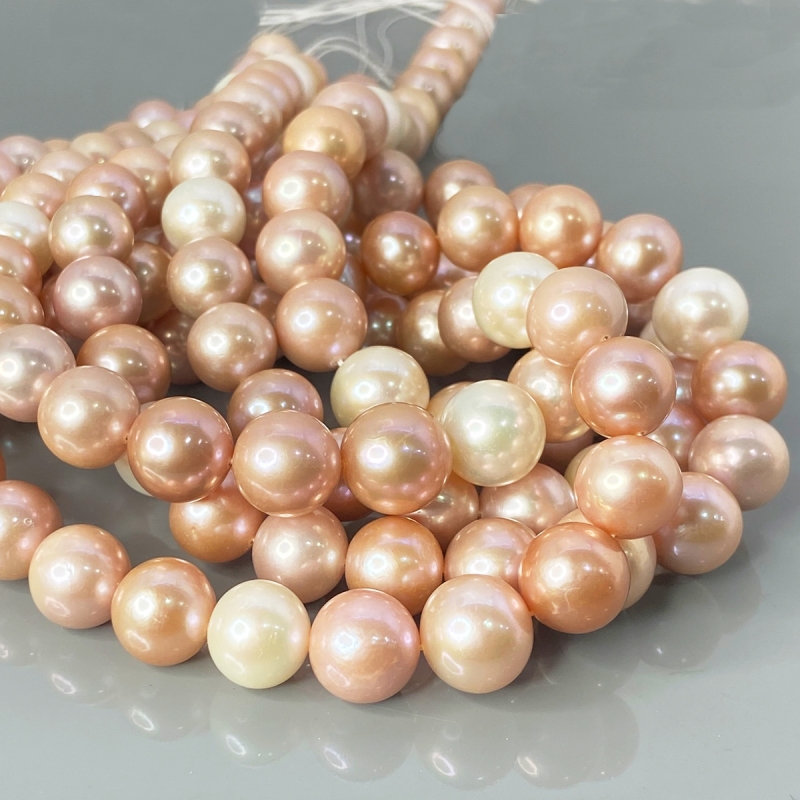 Pearl 12-15mm Smooth Round AA+ Beads Strand - 184109