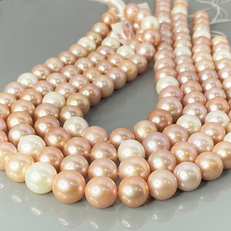Pearl 12-15mm Smooth Round AA+ Beads Strand - 184109