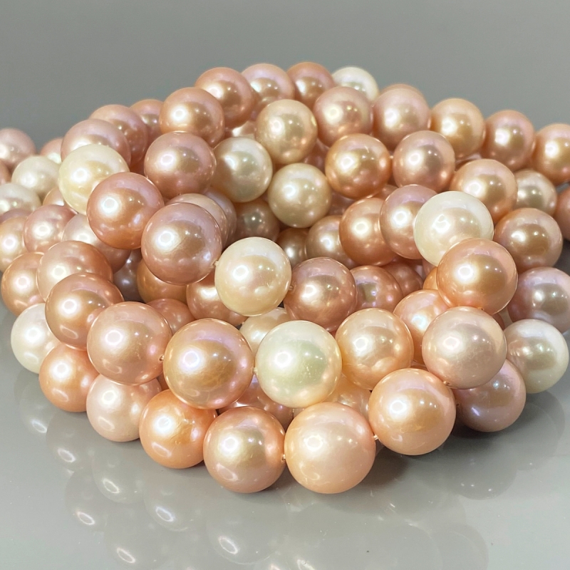 Pearl 12-15mm Smooth Round AA+ Beads Strand - 184109
